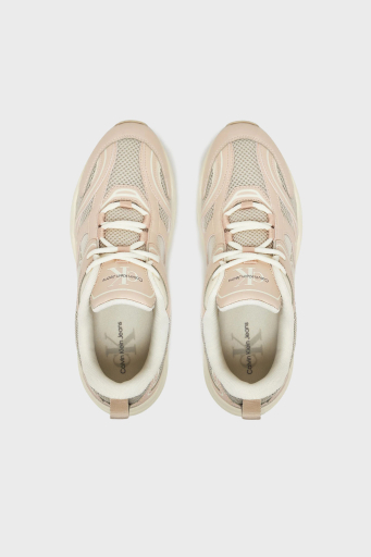 Calvin Klein Logolu Sneaker YW0YW018070YB Bayan Ayakkabı YW0YW01807 0YB Bej-Pudra - 3