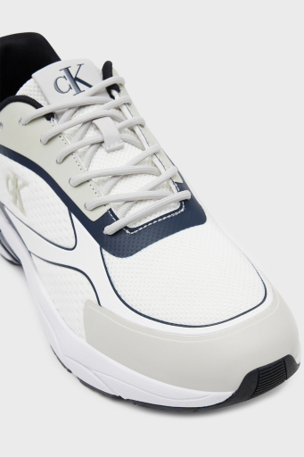 Calvin Klein Logolu Sneaker YW0YW0188702X Bayan Ayakkabı YW0YW01887 02X BEYAZ-LACİVERT - 2