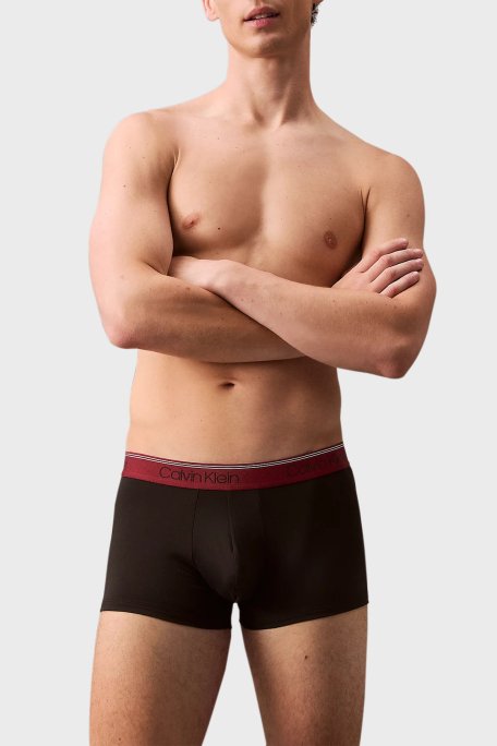 Calvin Klein Logolu Streç 3 Pack 000NB2569AQ84 Erkek Boxer 000NB2569A Q84 SİYAH - 2