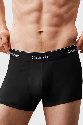 Calvin Klein Logolu Streç Pamuklu 3 Pack LV00NB4392TM6 Erkek Boxer LV00NB4392 TM6 SİYAH - 4