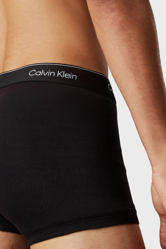 Calvin Klein Logolu Streç Pamuklu 3 Pack LV00NB4392TM6 Erkek Boxer LV00NB4392 TM6 SİYAH - 6