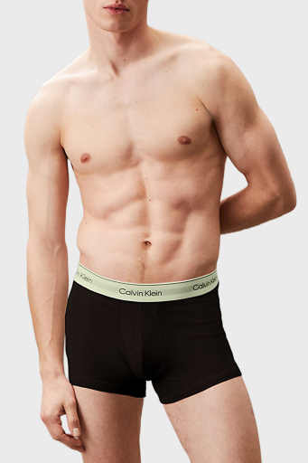 Calvin Klein Logolu Streç Pamuklu 3 Pack LV00NB4392VRB Erkek Boxer LV00NB4392 VRB SİYAH - 2