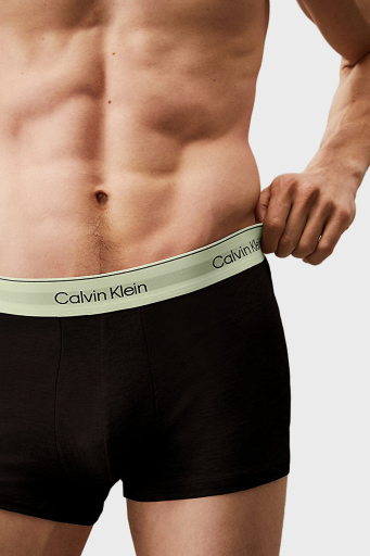 Calvin Klein Logolu Streç Pamuklu 3 Pack LV00NB4392VRB Erkek Boxer LV00NB4392 VRB SİYAH - 4