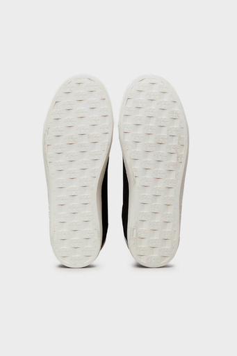 Calvin Klein Logolu Süet Detaylı Sneaker YM0YM011690GM Erkek Ayakkabı YM0YM01169 0GM SİYAH-BEYAZ - 7