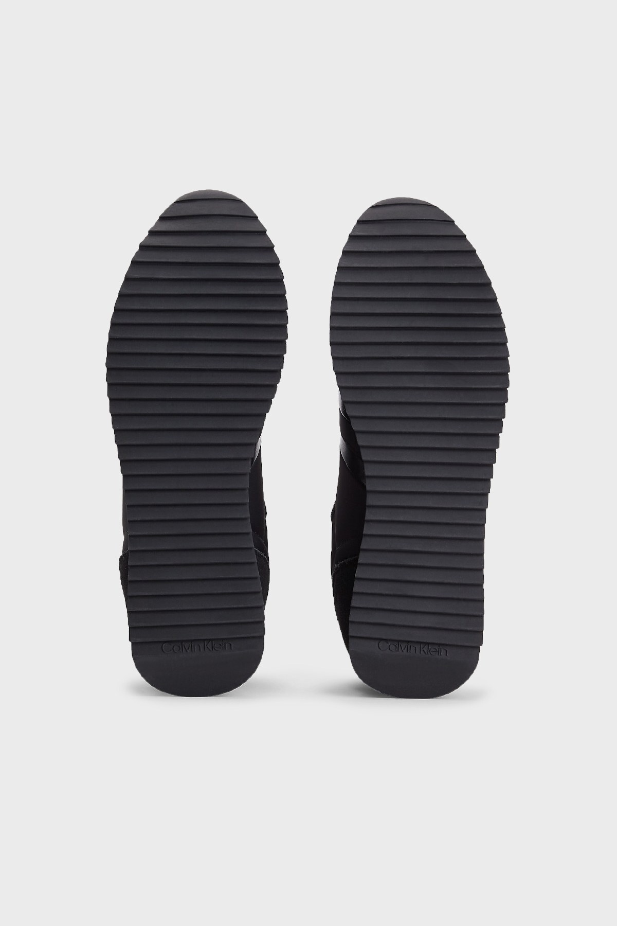 Calvin Klein Logolu Süet Sneaker Erkek Ayakkabı HM0HM00315 BAX SİYAH