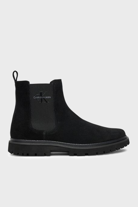 Calvin Klein Logolu Süet YM0YM010800GJ Erkek Bot YM0YM01080 0GJ SİYAH - 7