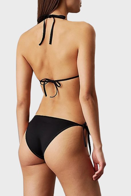 Calvin Klein Logolu Üçgen Bağlamalı KW0KW02343BEH Bayan Bikini Üstü KW0KW02343 BEH SİYAH - 3