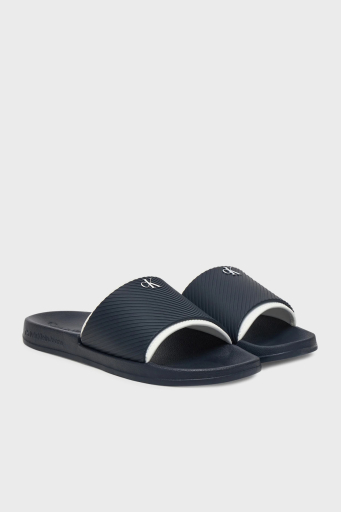 Calvin Klein Logolu YM0YM01234DW4 Erkek Terlik YM0YM01234 DW4 LACİVERT - 2