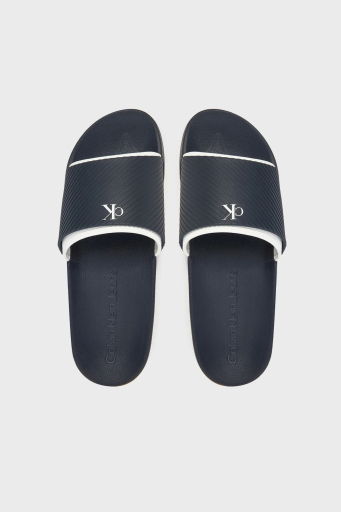 Calvin Klein Logolu YM0YM01234DW4 Erkek Terlik YM0YM01234 DW4 LACİVERT - 3