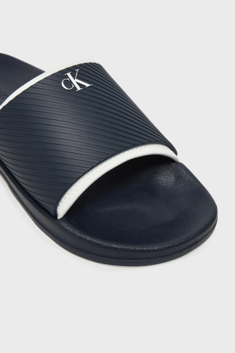 Calvin Klein Logolu YM0YM01234DW4 Erkek Terlik YM0YM01234 DW4 LACİVERT - 5