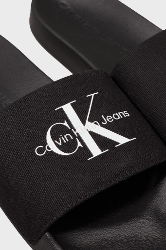 Calvin Klein Logolu YM0YM012710GJ Erkek Terlik YM0YM01271 0GJ SİYAH - 5