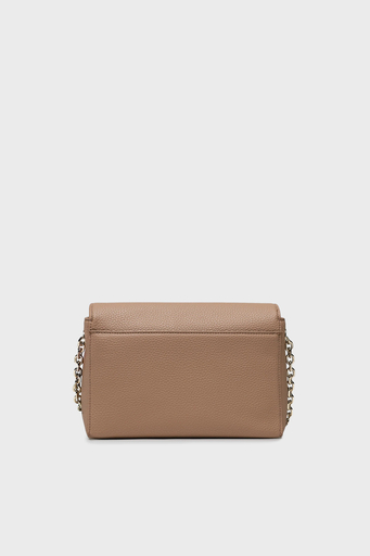 Calvin Klein Logolu Zincir Askılı K60K610455GEZ Bayan Çanta K60K610455 GEZ KAHVE - 4