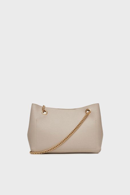 Calvin Klein Logolu Zincir Askılı LV04F3205GRMU Bayan Çanta LV04F3205G RMU BEJ - 2