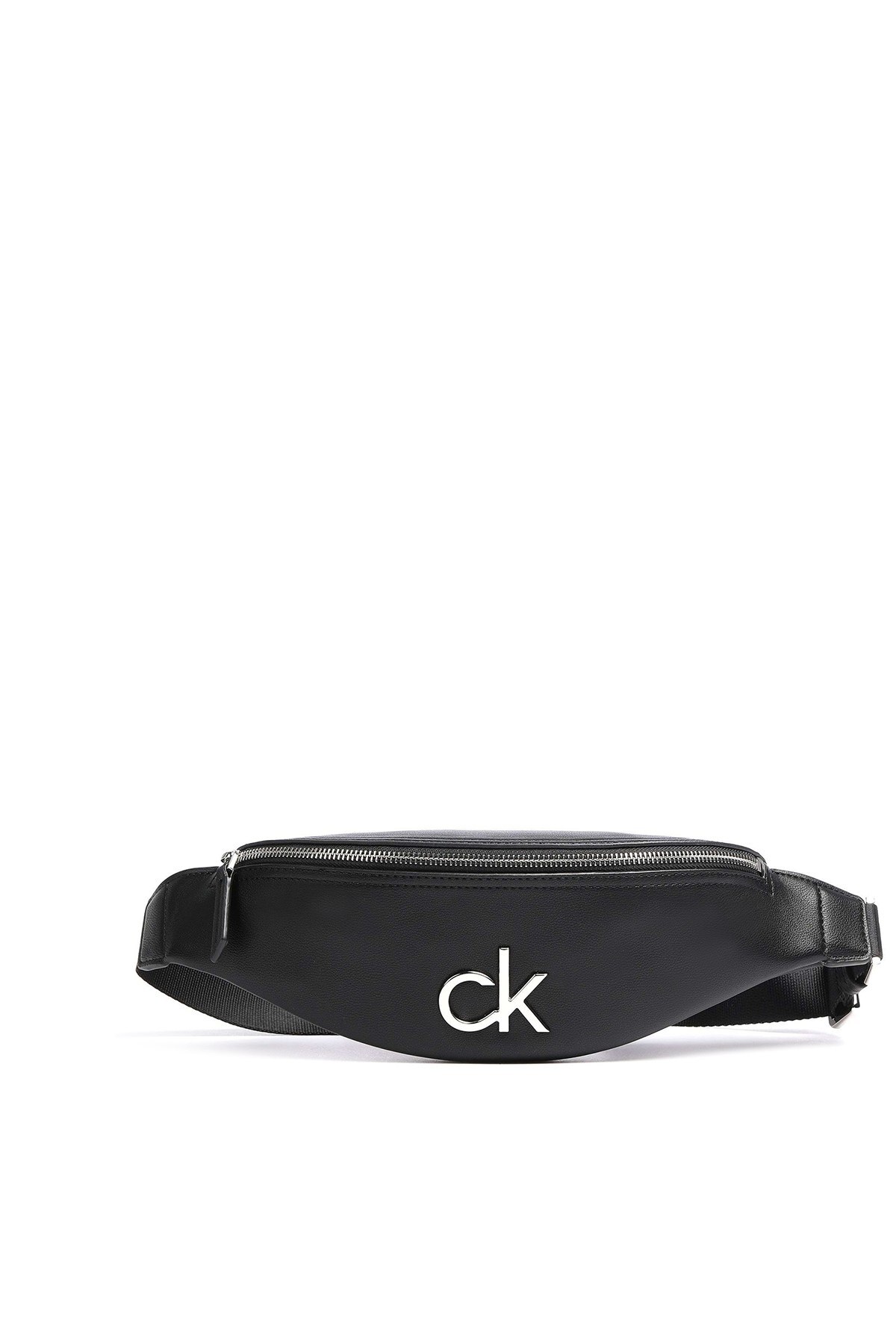 Calvin Klein Marka Logolu Ayarlanabilir Bayan Bel Çantası K60K606778 BAX SİYAH