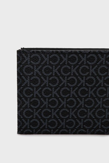 Calvin Klein Monogram Logo Baskılı K50K5128450GJ Erkek Cüzdan K50K512845 0GJ SİYAH - 3