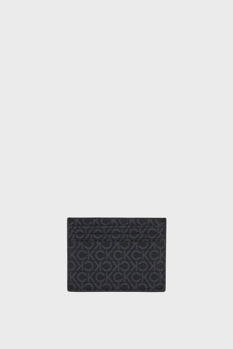 Calvin Klein Monogram Logo Baskılı K50K5128510GJ Erkek Kartlık K50K512851 0GJ SİYAH - 4