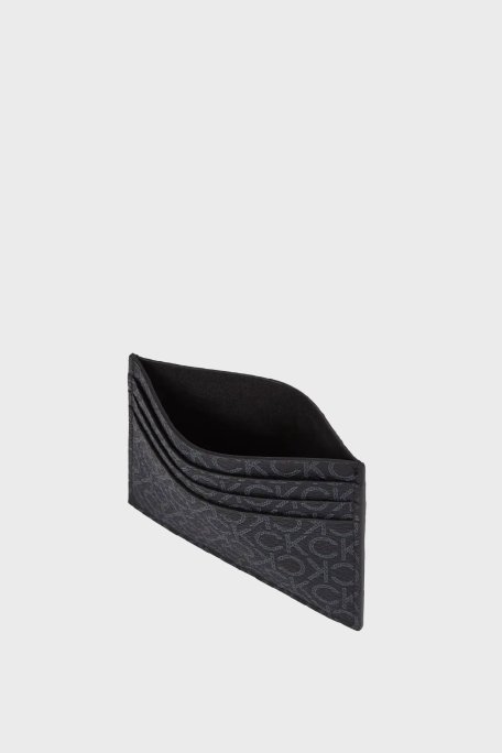 Calvin Klein Monogram Logo Baskılı K50K5128510GJ Erkek Kartlık K50K512851 0GJ SİYAH - 5