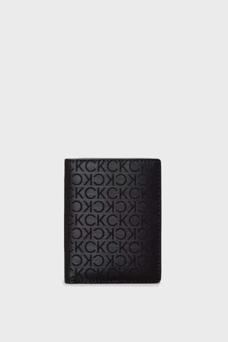 Calvin Klein Monogram Logo Baskılı K50K5129200GK Erkek Cüzdan K50K512920 0GK SİYAH - 1