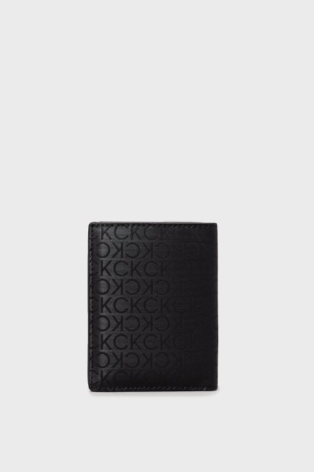 Calvin Klein Monogram Logo Baskılı K50K5129200GK Erkek Cüzdan K50K512920 0GK SİYAH - 2