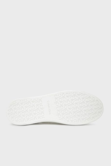 Calvin Klein Monogram Logo Baskılı Kalın Taban Sneaker HW0HW025730K4 Bayan Ayakkabı HW0HW02573 0K4 BEYAZ - 12