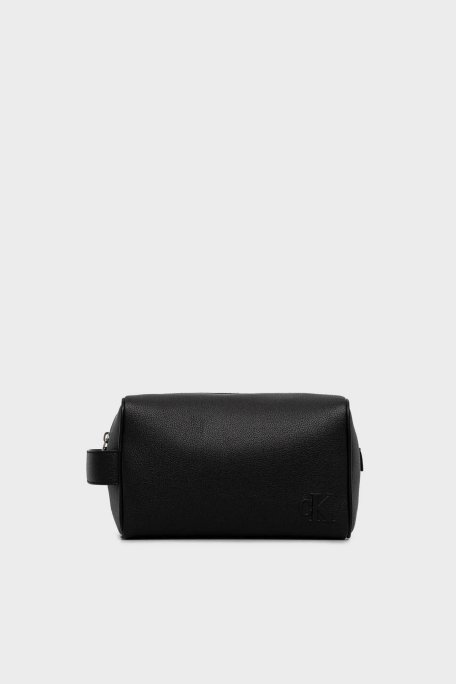 Calvin Klein Monogram Logo Baskılı Tutma Saplı LV04G1042GUB1 Erkek Çanta LV04G1042G UB1 SİYAH - 1