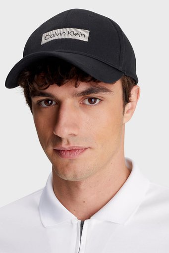 Calvin Klein Organik Pamuklu Logolu K50K511550BEH Erkek Şapka K50K511550 BEH SİYAH - 2