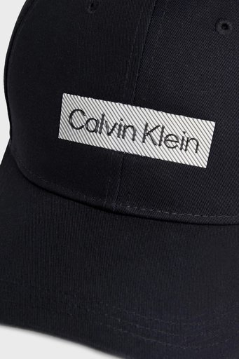 Calvin Klein Organik Pamuklu Logolu K50K511550BEH Erkek Şapka K50K511550 BEH SİYAH - 5