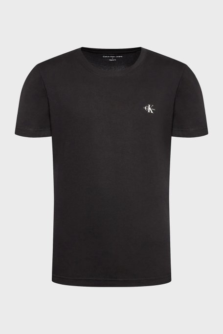 Calvin Klein Organik Pamuklu Regular Fit 2li J30J320199YAF Erkek T Shirt J30J320199 YAF SİYAH-BEYAZ - 5