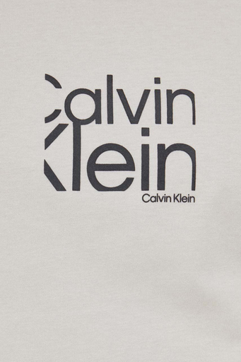 Calvin Klein Organik Pamuklu Regular Fit K10K111122ACE Erkek T Shirt K10K111122 ACE BEJ - 3