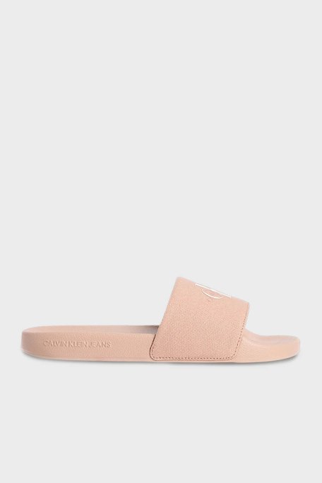 Calvin Klein Pamuk ve Kanvas Logolu YW0YW01835TCP Bayan Terlik YW0YW01835 TCP PEMBE - 5