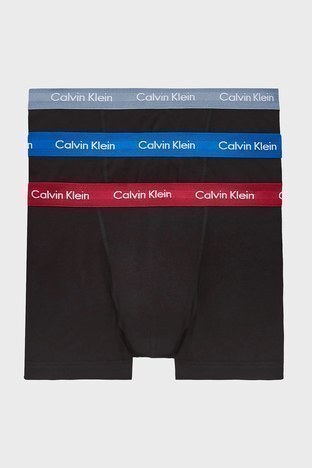 Calvin Klein - Calvin Klein Pamuklu 3 Pack Erkek Boxer 0000U2662G WIG SİYAH