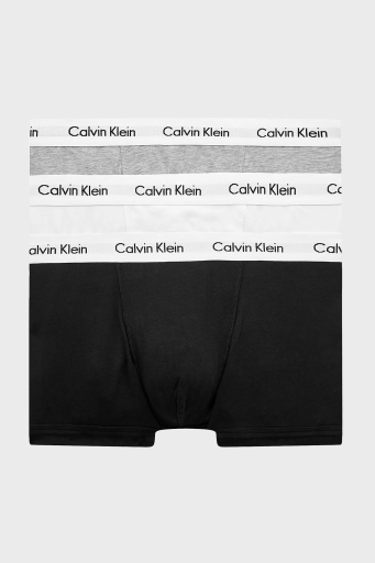 Calvin Klein Pamuklu 3 Pack Erkek Boxer 0000U2664G 998 SİYAH-BEYAZ-GRİ - 8