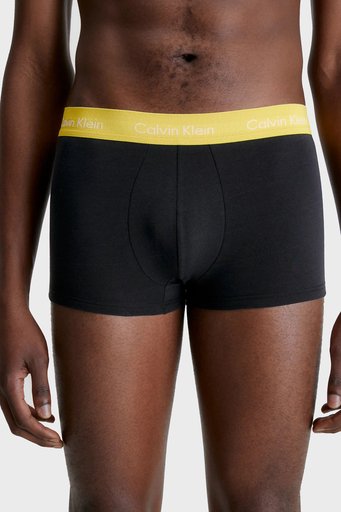 Calvin Klein Pamuklu Esnek 3 Pack 0000U2664GCA9 Erkek Boxer 0000U2664G CA9 Siyah-Sarı-Yeşil - 2