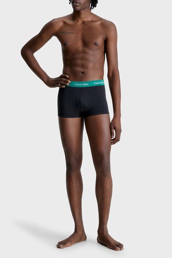 Calvin Klein Pamuklu Esnek 3 Pack 0000U2664GCA9 Erkek Boxer 0000U2664G CA9 Siyah-Sarı-Yeşil - 4
