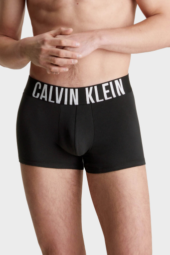 Calvin Klein Pamuklu Esnek 3 Pack 000NB3608AMPI Erkek Boxer 000NB3608A MPI SİYAH-BEYAZ-GRİ - 6