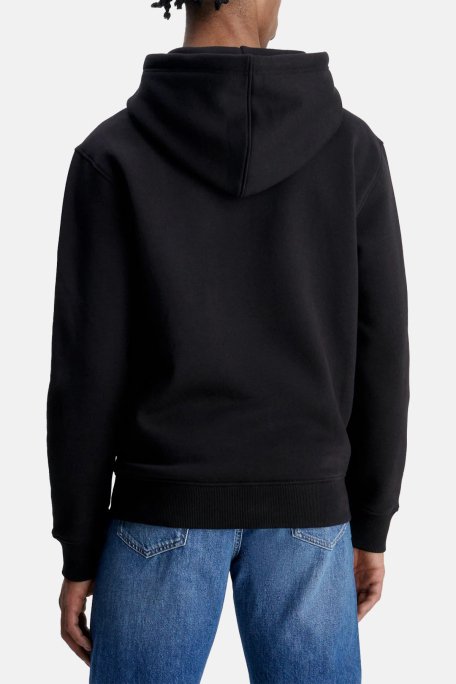 Calvin Klein Logolu Pamuklu Kapüşonlu Regular Fit J30J323749BEH Erkek Sweat J30J323749 BEH SİYAH - 3