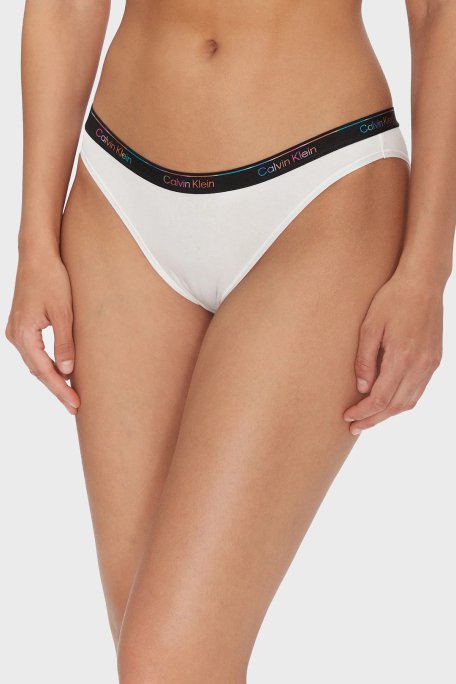 Calvin Klein Pamuklu Logolu 5 Pack LV00QD5323WBT Bayan Külot LV00QD5323 WBT SİYAH-BEYAZ-GRİ - 2