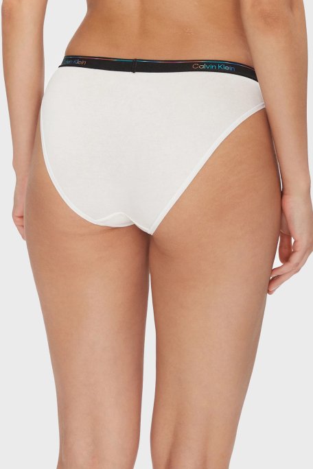 Calvin Klein Pamuklu Logolu 5 Pack LV00QD5323WBT Bayan Külot LV00QD5323 WBT SİYAH-BEYAZ-GRİ - 6