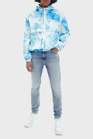 Calvin Klein - Calvin Klein Pamuklu Normal Bel Slim Fit Jeans Erkek Kot Pantolon J30J321135 1AA MAVİ (1)