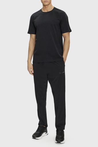 Calvin Klein Pamuklu Regular Fit Bisiklet Yaka 00GMS4K187BAE Erkek T Shirt 00GMS4K187 BAE SİYAH - 7