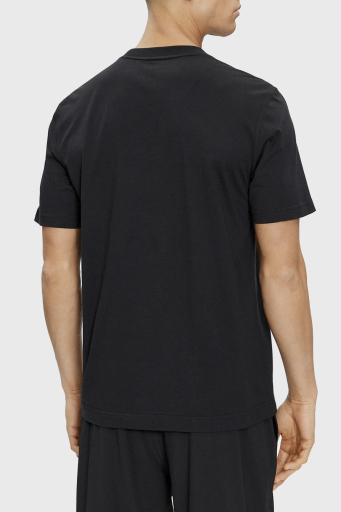 Calvin Klein Pamuklu Regular Fit Bisiklet Yaka 00GMS4K187BAE Erkek T Shirt 00GMS4K187 BAE SİYAH - 8
