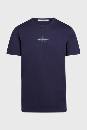 Calvin Klein Pamuklu Regular Fit Bisiklet Yaka J30J323483CHW Erkek T Shirt J30J323483 CHW LACİVERT - 5