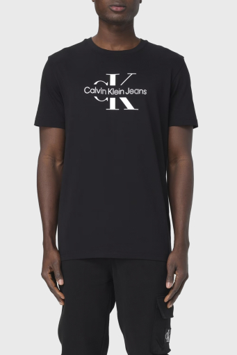 Calvin Klein Pamuklu Regular Fit Bisiklet Yaka J30J325190BEH Erkek T Shirt J30J325190 BEH SİYAH - 4