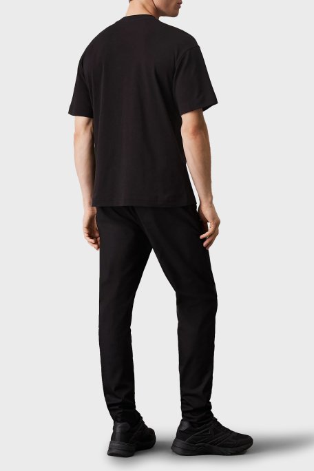 Calvin Klein Pamuklu Regular Fit Bisiklet Yaka K10K112487BEH Erkek T Shirt K10K112487 BEH SİYAH - 3