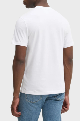 Calvin Klein Pamuklu Regular Fit Bisiklet Yaka Logolu K10K113800YAF Erkek T Shirt K10K113800 YAF BEYAZ - 3