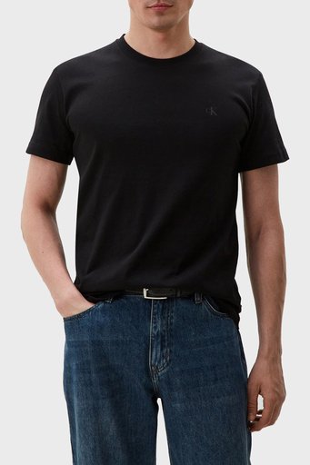 Calvin Klein Pamuklu Regular Fit J30J325683BEH Erkek T Shirt J30J325683 BEH SİYAH - 1