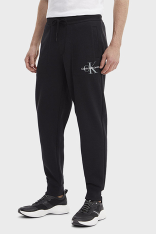 Calvin Klein - Calvin Klein Pamuklu Regular Fit Jogger Spor Erkek Pantolon J30J320899 BEH SİYAH (1)
