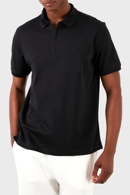 Calvin Klein Pamuklu Regular Fit K10K112754BEH Erkek Polo Yaka T Shirt K10K112754 BEH SİYAH - 1