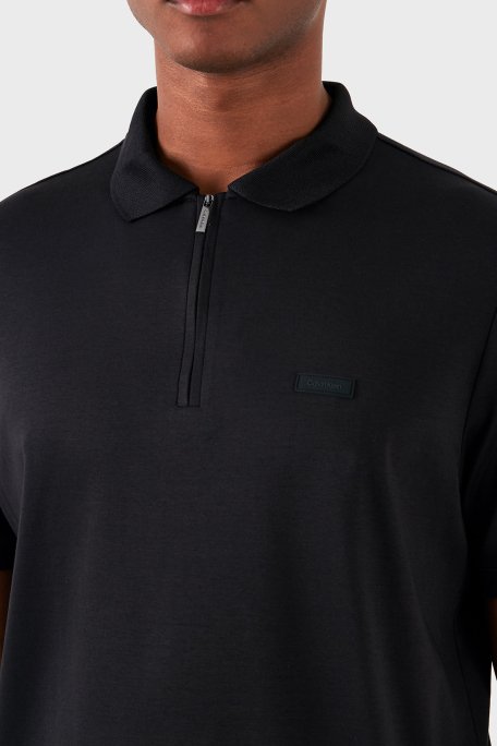 Calvin Klein Pamuklu Regular Fit K10K112754BEH Erkek Polo Yaka T Shirt K10K112754 BEH SİYAH - 6