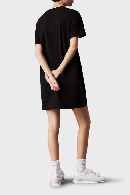 Calvin Klein Pamuklu Regular Fit Logolu Mini J20J225273BEH Bayan Elbise J20J225273 BEH SİYAH - 3